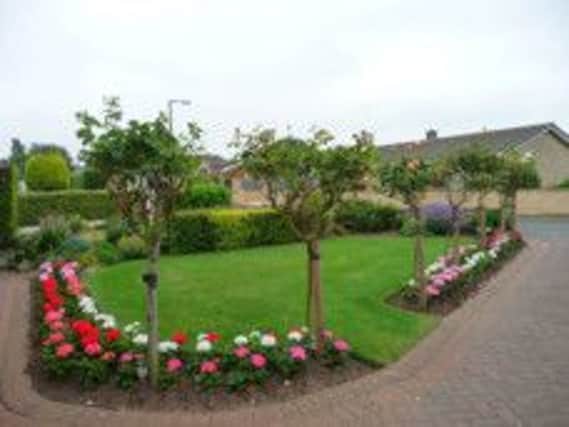 Alan Hardy's prize winning garden in Todwick