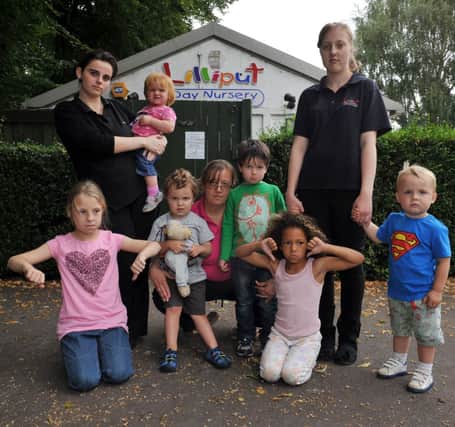 Children and staff at Lilliput Day Nursery are upset after thieves stole outdoor toys and play equipment (w130815-3b)