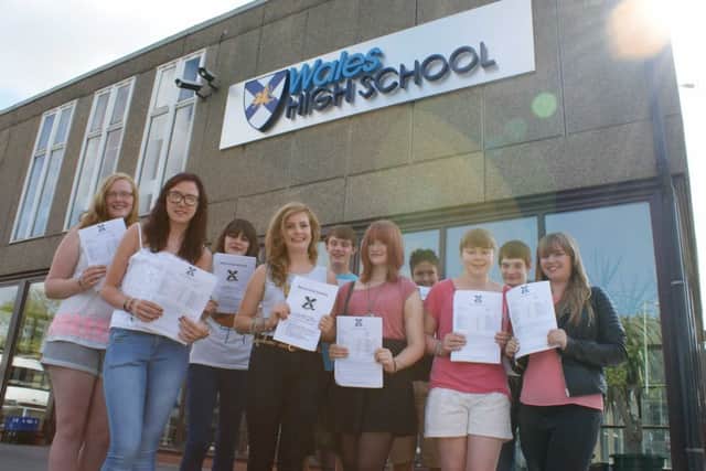 Top ten GCSE pupils at Wales High School