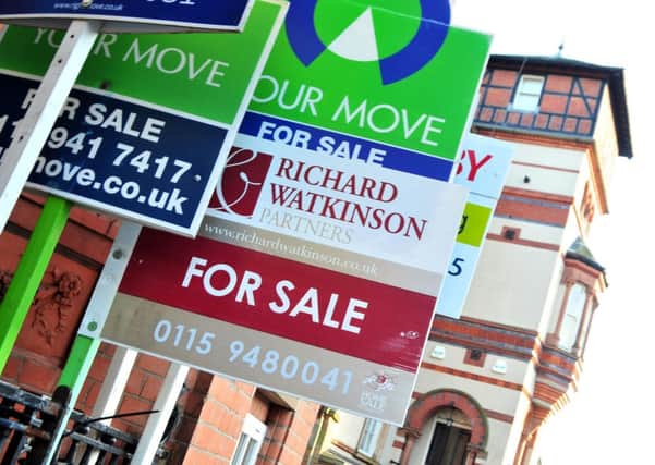 File photo dated 12/10/10 of a general view of for sale signs as mortgage lenders have reported their strongest month in almost five years, in further evidence that the housing market is bursting back into life. PRESS ASSOCIATION Photo. Issue date: Tuesday August 20, 2013. An estimated £16.6 billion worth of mortgages were advanced to borrowers in July, marking the highest total seen since October 2008, the Council of Mortgage Lenders (CML) said. See PA story ECONOMY lending. Photo credit should read: Rebekah Downes/PA Wire