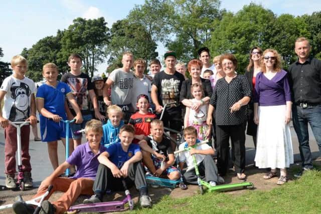 The opening of a new skate park at Langold Country Park G130827-3h