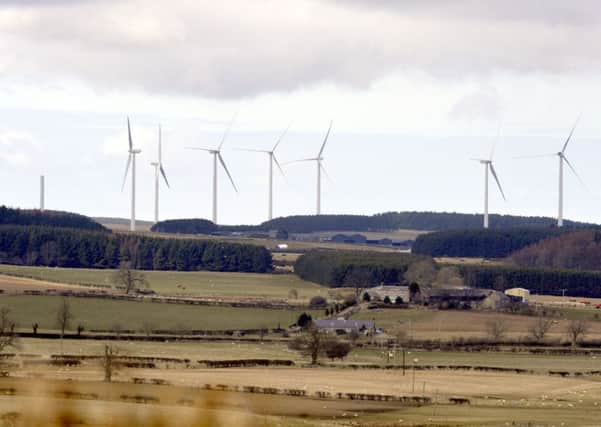 Middlemoor wind farm, just north of Alnwick.