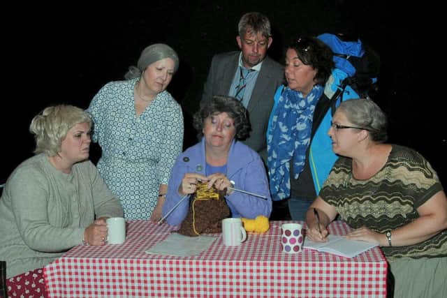 Lindrick Players will perform Caramba's Revenge. From left are Helene Sprowell as Rose,  Pat Shepherd as Doris, Helen Stevenson as Margo, Steve Edgar as Inspector Grubb, Sarah Edgar as Ronnie and Sarah Hemsall as Lottie.