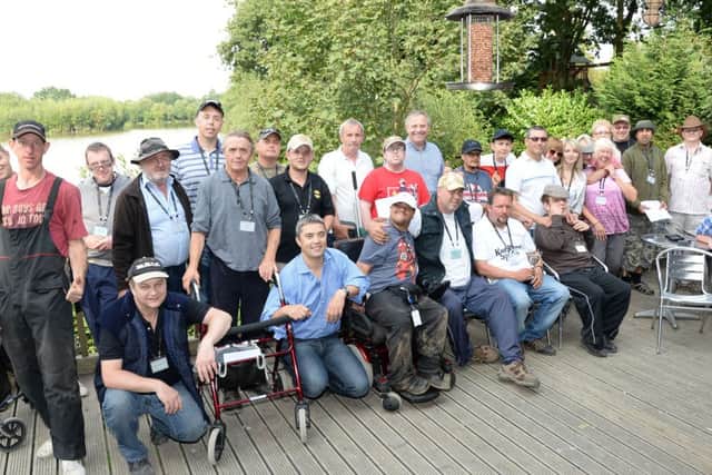 Voyage Care fishing tournament for people with learning disabilities and mental health problems at Wetlands, Sutton cum Lound G130906-4g