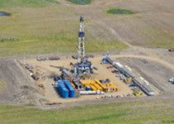 Fracking site in Williston, North Dakota