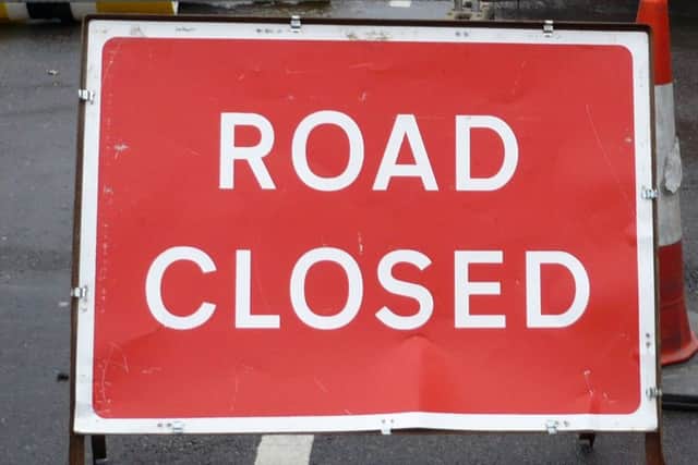 Road closed