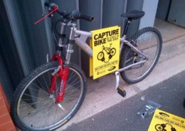 A Notts Police capture bike