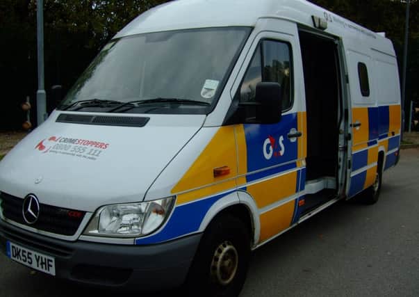 G4S custody van
