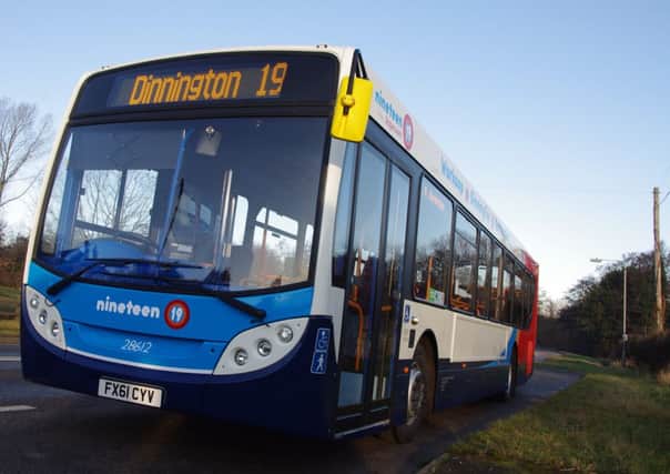 One of the new buses to be introduced between Dinnington and Worksop