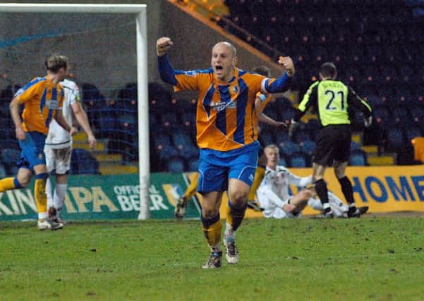NMAC11-0328-1
Stags v Newport County
Adam Murray gets the crowd going after their equaliser.