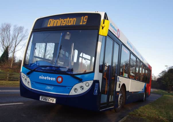 One of the new buses to be introduced between Dinnington and Worksop