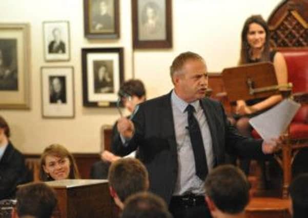 John Mann was the victor at a debate at the Cambridge University Student Union