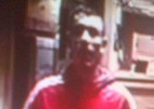 Police want to speak to this man in connection with a theft at a jewellery shop in Retford