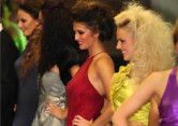 Previous finalists at the charity fashion show
