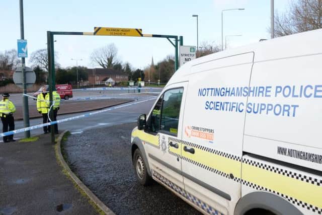 Police have closed off Churchgate car park in Retford