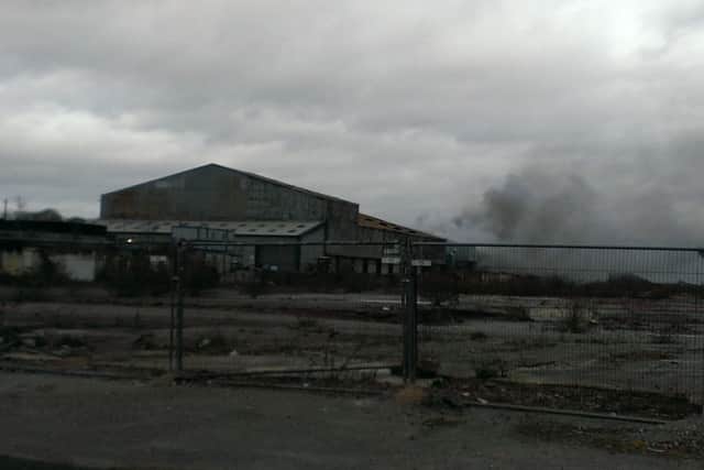 Recycling Centre fire in Shireoaks Road
