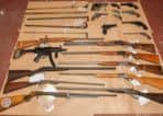 Some of the firearms handed in during the amnesty