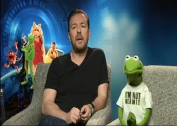MUPPETS MOST WANTED JUNKET - RICKY GERVAIS AND CONSTANTINE