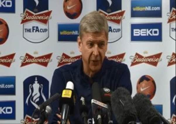 WENGER WANTS FA CUP FINAL