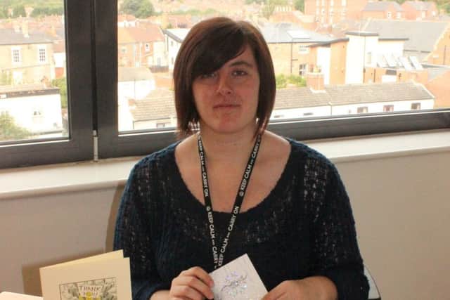 WLDC markets officer Rebecca Jackson started her career with the council as an apprentice