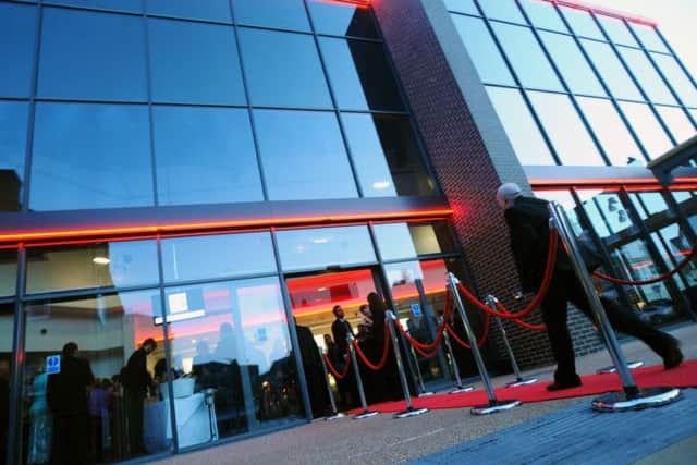 Savoy Cinema opening in Worksop. Red carpet reception at the Savoy (w120323-2s)