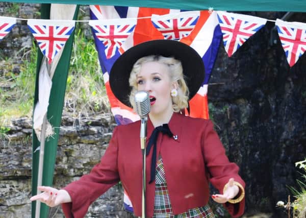 Marina Mae will be performing songs from the 1940s at Creswell Crag's Vintage and Homemade Craft Fair in June