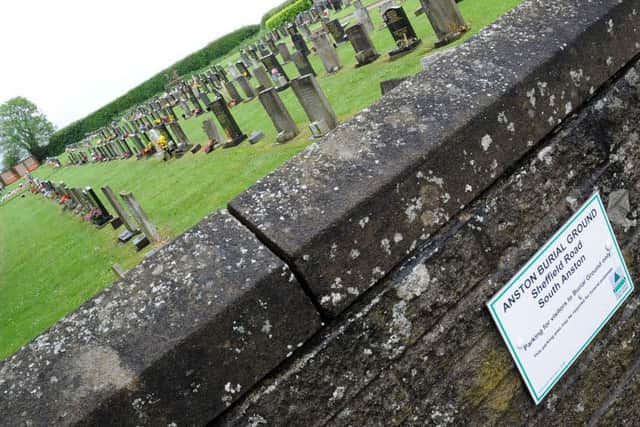South Anston Cemetery, Sheffield Road, has been the victim of grave thefts. Picture: Andrew Roe