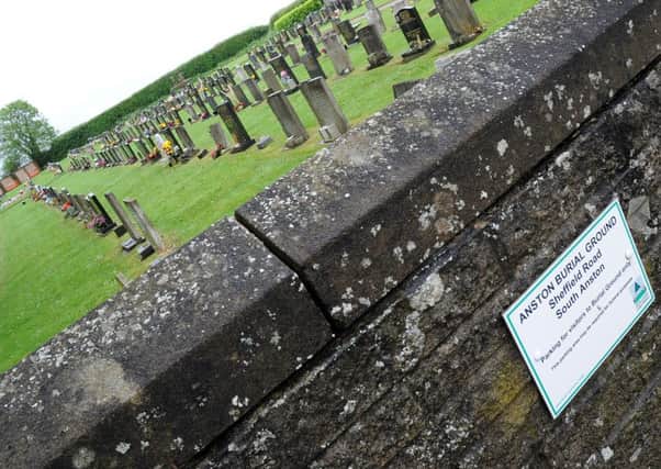 South Anston Cemetery, Sheffield Road, has been the victim of grave thefts. Picture: Andrew Roe