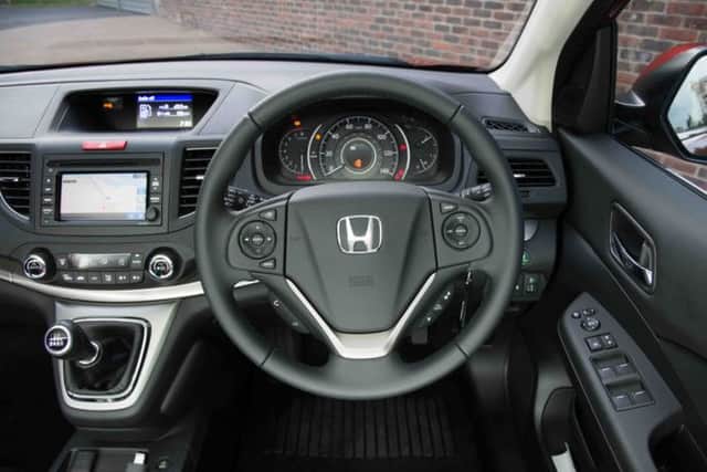Honda new CR-V preview Honda CR-V cockpit