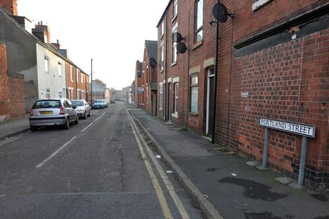The brawl took place in the Portland Street area of Worksop
