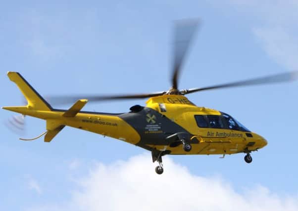 The Derbyshire, Leicestershire and Rutland Air Ambulance attended the incident