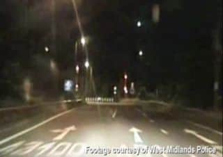 BRIGHT METEOR CAUGHT ON MOTORWAY PATROL CAMERA