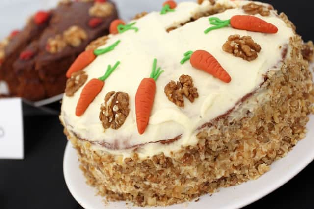 Woodsetts Summer Fayre held at the recreational field. Some of the entries in the bake-off challenge