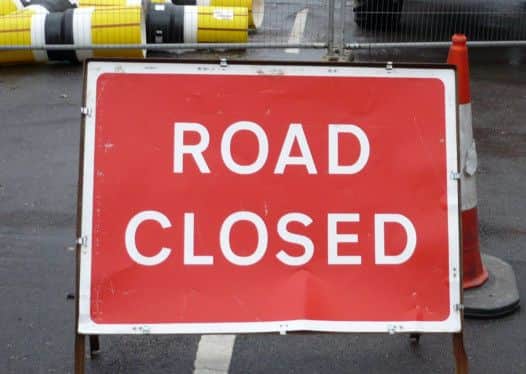 Road closed