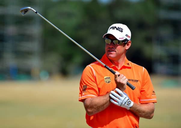 Lee Westwood was happy enough with his first round at The Open