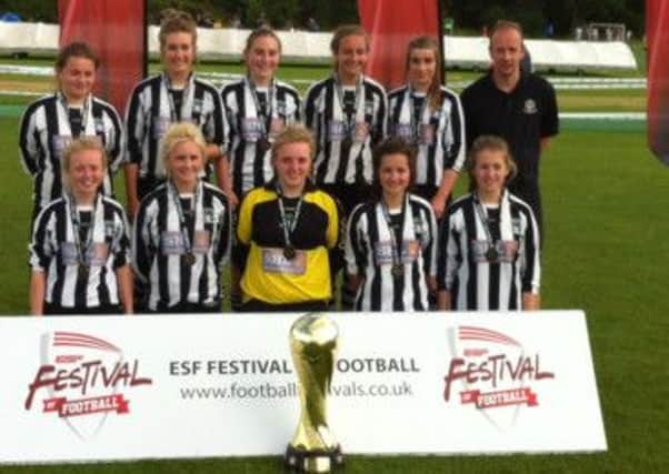 Retford United Under-15 girls have been crowned ESF champions