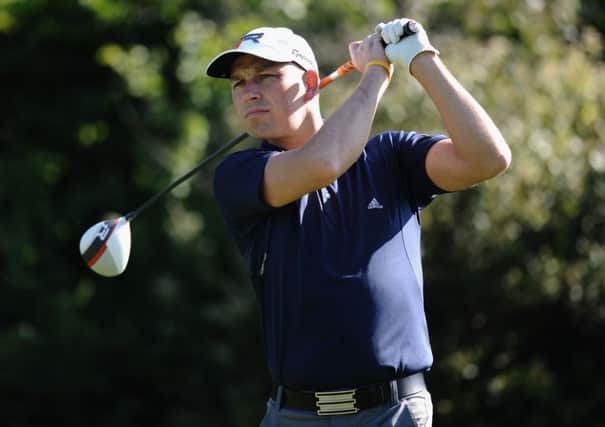 Bondhay member Justin Fores and his wife Rebecca are chasing glory in the golfbreaks.com PGA Fourball Championship. Picture: Tony Marshall/Getty Images