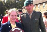 Rosie Muxlow with Captain Shelton