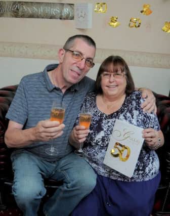 Wendy & Richard Allison, of Stevenson road, Worksop.  Who celebrated their Golden Wedding.