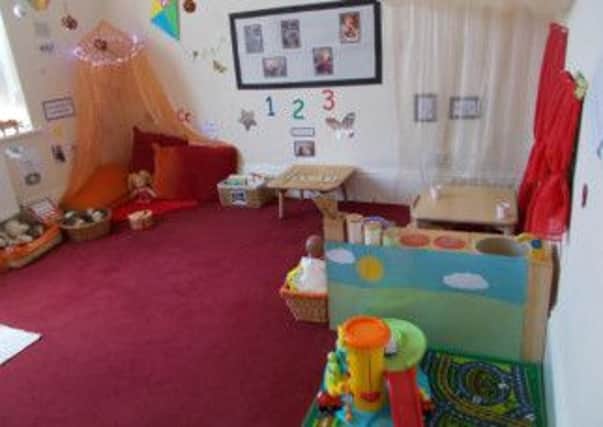 The new baby unit at The Hall Day Nursery in North Anston