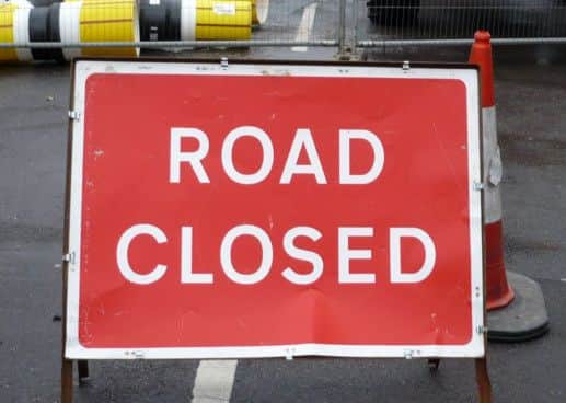 Road closed