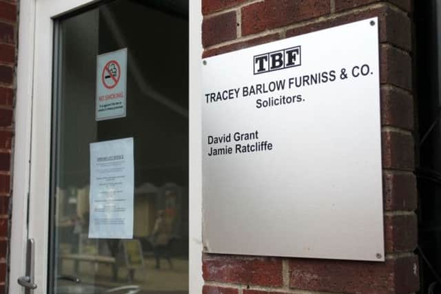 Tracey Barlow Furniss Solicitors on Bridge Street in Worksop is closing down.