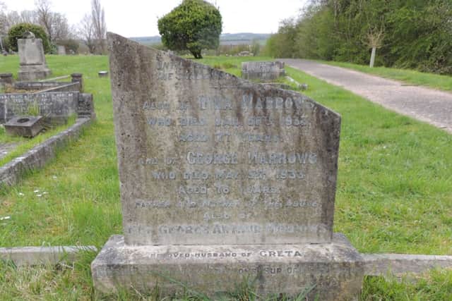 Headstone of Flight Lieutenant George Arthur Marrows