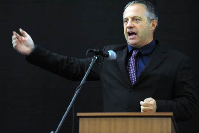 Bassetlaw Games awards night.  Pictured is MP John Mann (w121008-7r)