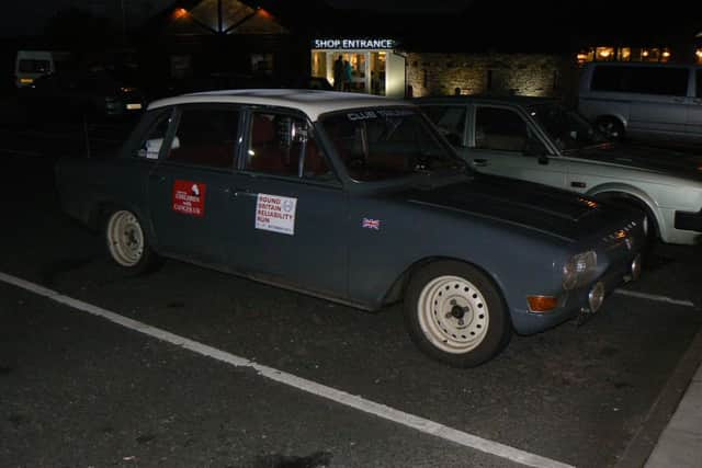 One of the cars that will be taking part in the Round Britain Run