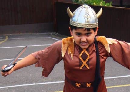 Rudston School held a Viking day