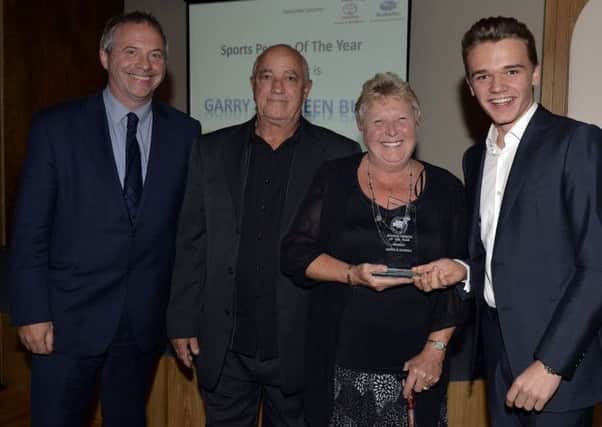 Guardian Rose Awards 2014, pictured is winner of the Sports Person Of The Year Award Gary and Doreen Butt with MP John Mann and sponsor Thomas Bownes of K J Bownes and Sons