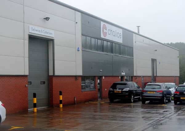 Exteriors of the Chalice factory at Manton Wood Industrial Estate, Worksop.
