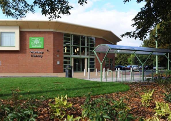 Worksop Library, Memorial Avenue, Worksop (w110713-2)