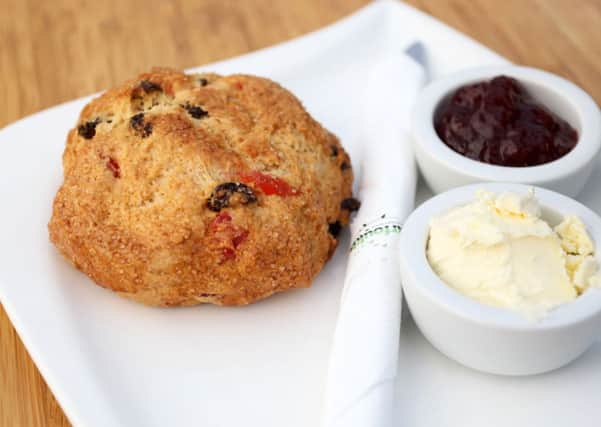 Guardian freebie offer a free scone with jam at Darfoulds Nursery, Worksop.